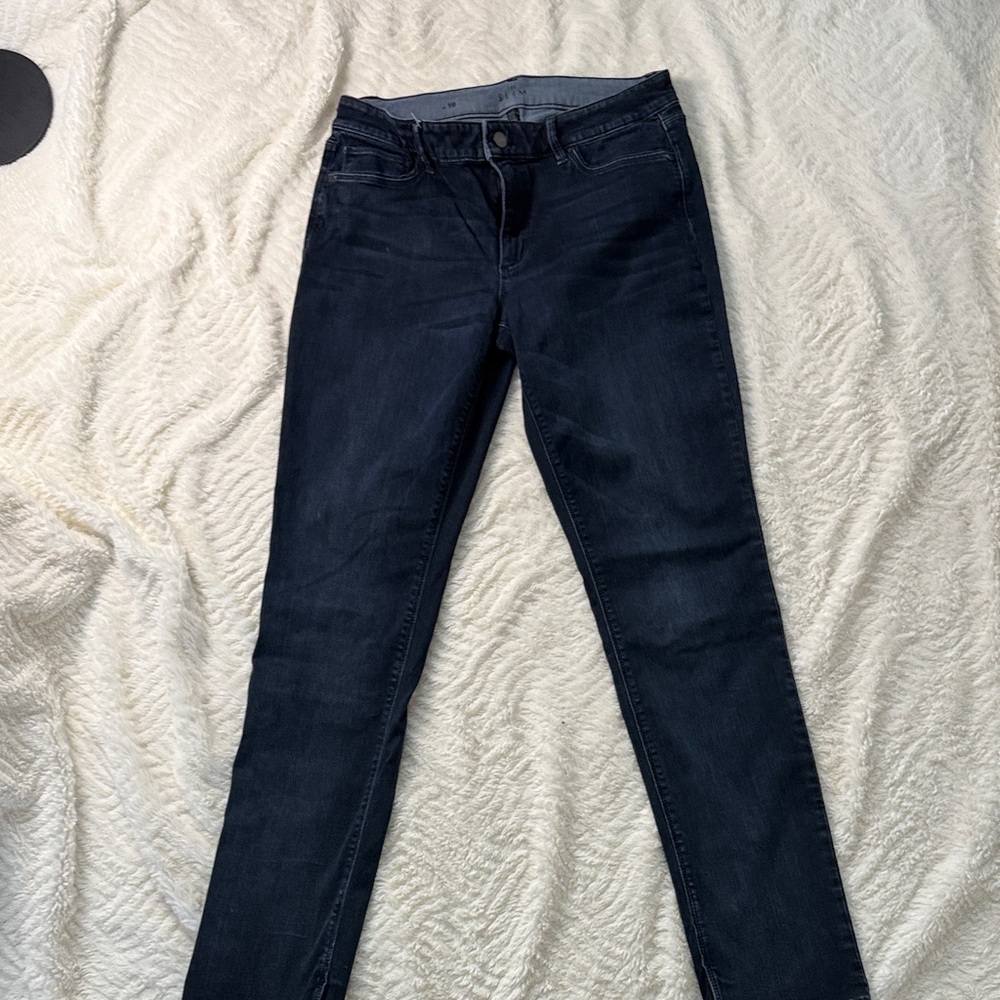 White House Black Market Grey Denim Jeans